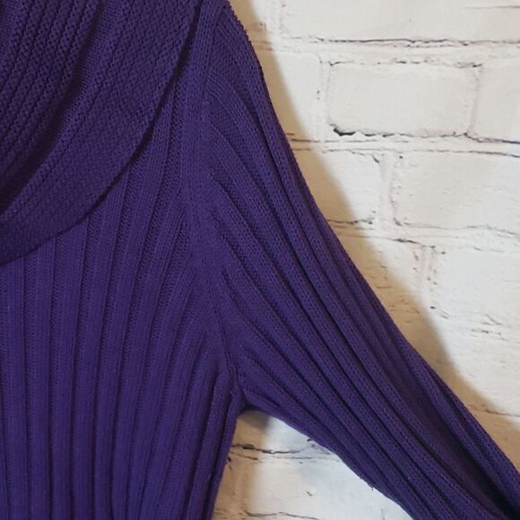 Jones New York Purple Sweater - Picture 6 of 7